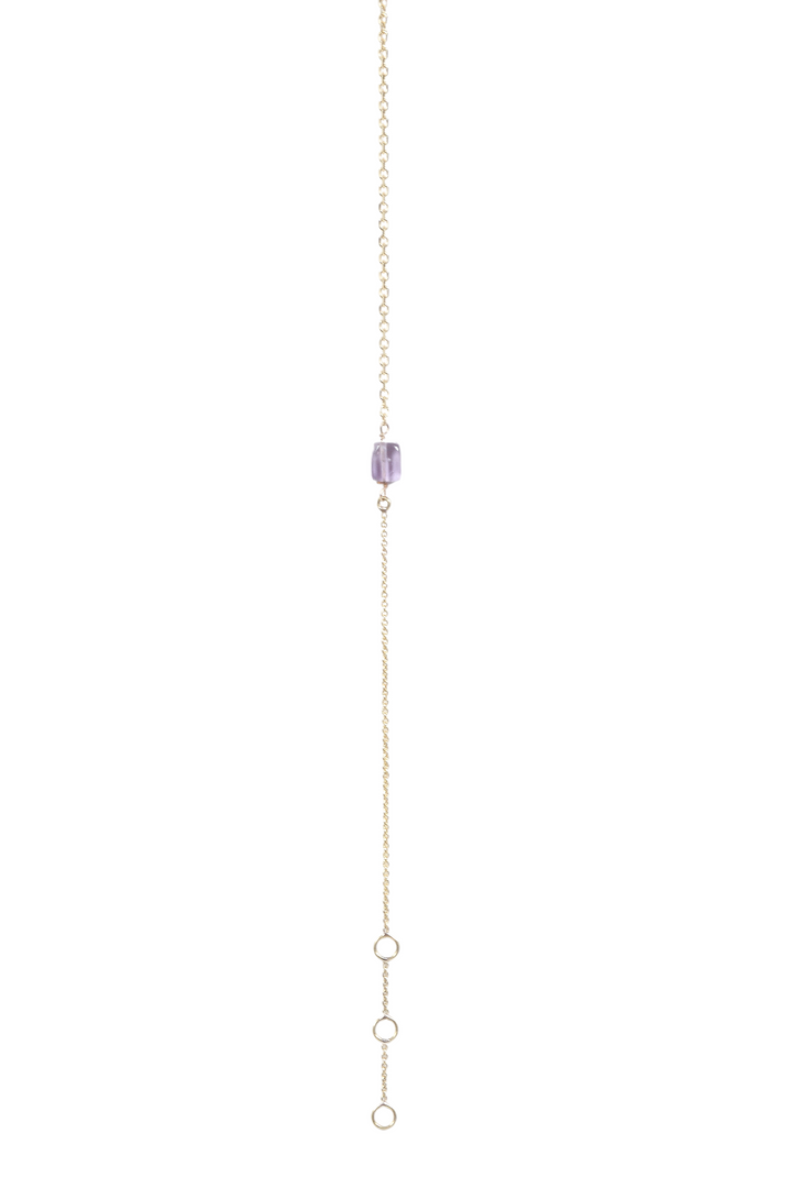 Amethyst Gold Bracelet