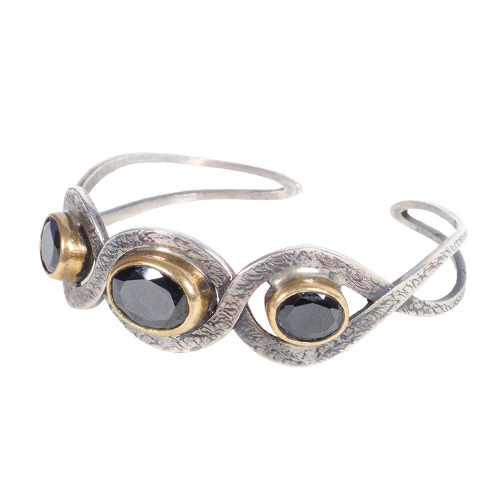 Black Onyx Sterling Silver Bracelet