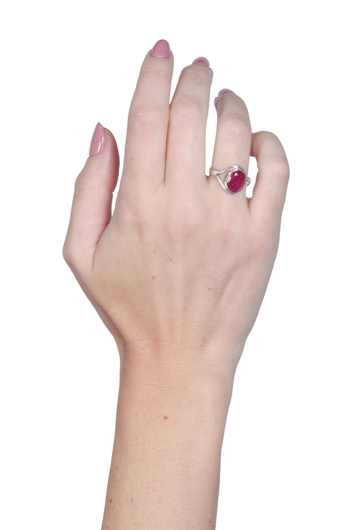 Vintage Pink Ruby Ring